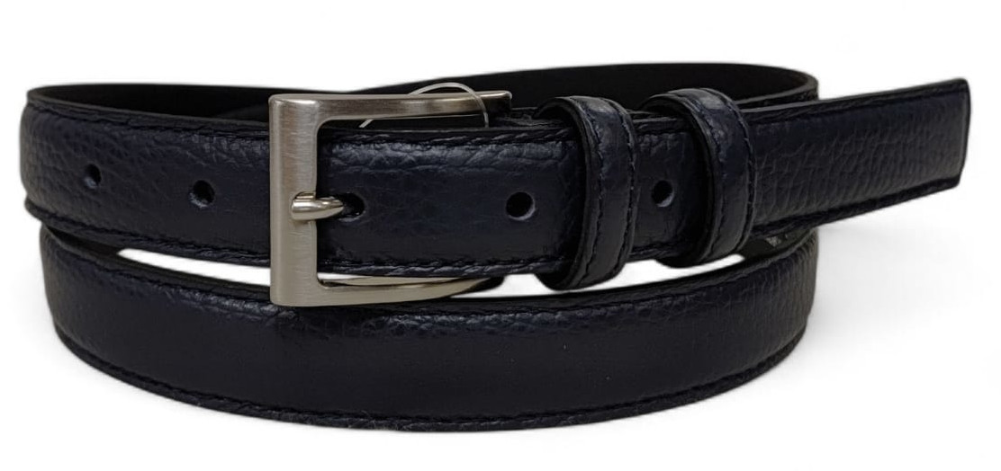 CINTURA IN PELLE 025/PELLE/CERVO/ BLU SCURO 50667