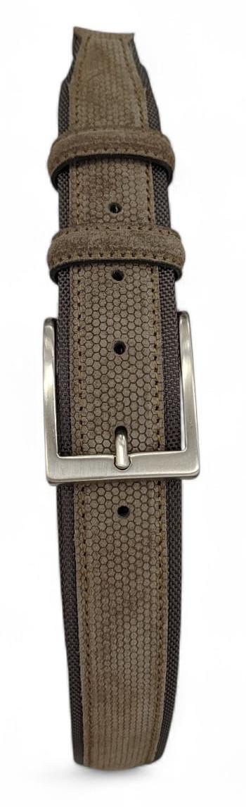 CINTURE IN PELLE 040/TELA/CAMOSCIO/ FANGO 53054