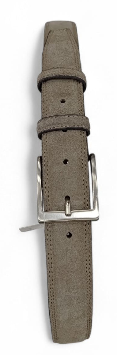 CINTURE IN PELLE 035/047/CAMOSCIO/ TAUPE 53054