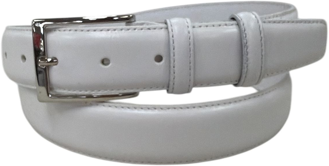 CINTURA IN PELLE 035/CLASSICO/PELLE/0103/ BIANCO 53054