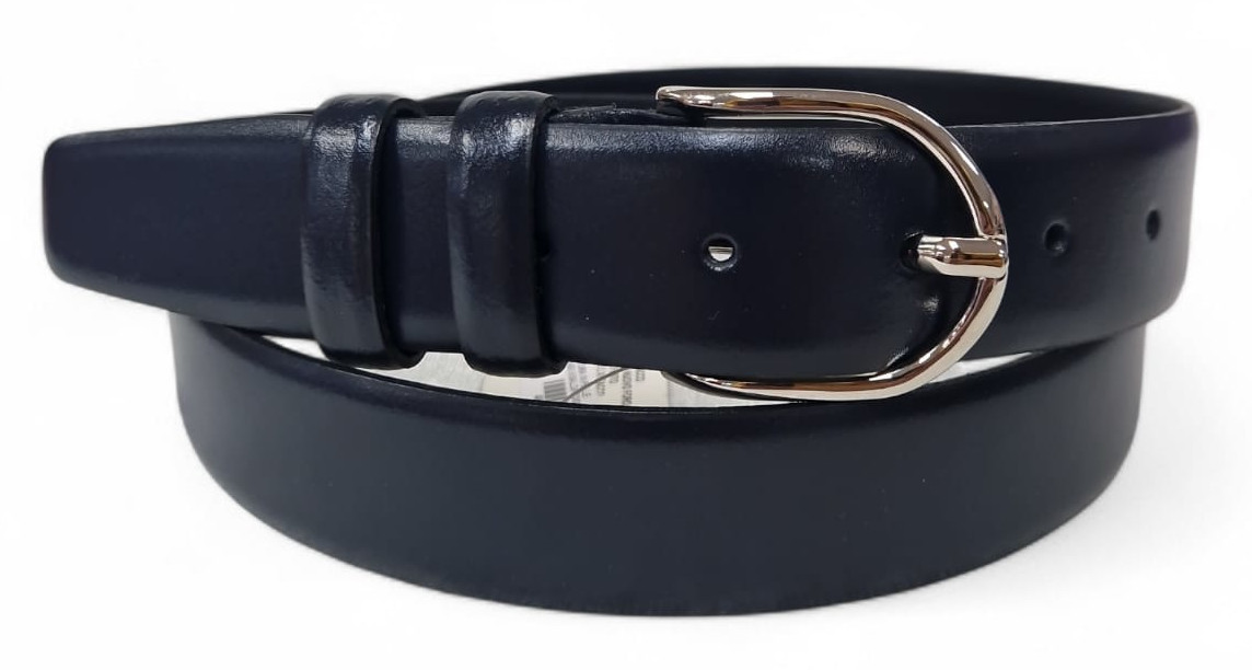 CINTURA IN PELLE 035/BOX/SALDATO/0215/53054 CLASSICO BLU