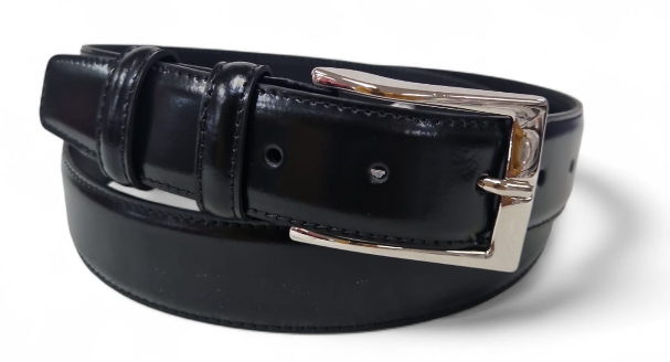 CINTURA IN PELLE 035/CLASSICO/0418/53054 NERO