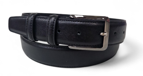 CINTURA IN PELLE 035/SAFFIANO/0110/53054 CLASSICO NERO