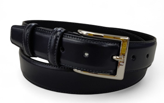 CINTURA IN PELLE 035/BOX/OPACO/0320/53054 CLASSICO BLU