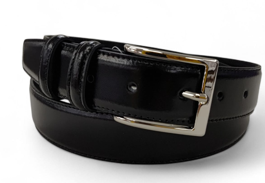 CINTURA IN PELLE 035/BOX/OPACO/0320/53054 CLASSICO NERO
