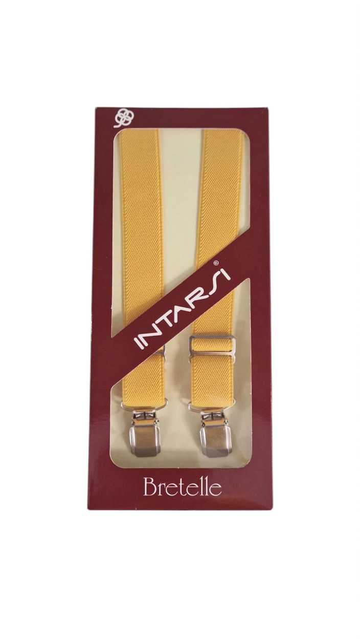 BRETELLE ELASTICHE CLASSICO 27/120/UNITO/ASS/1061 GIALLO