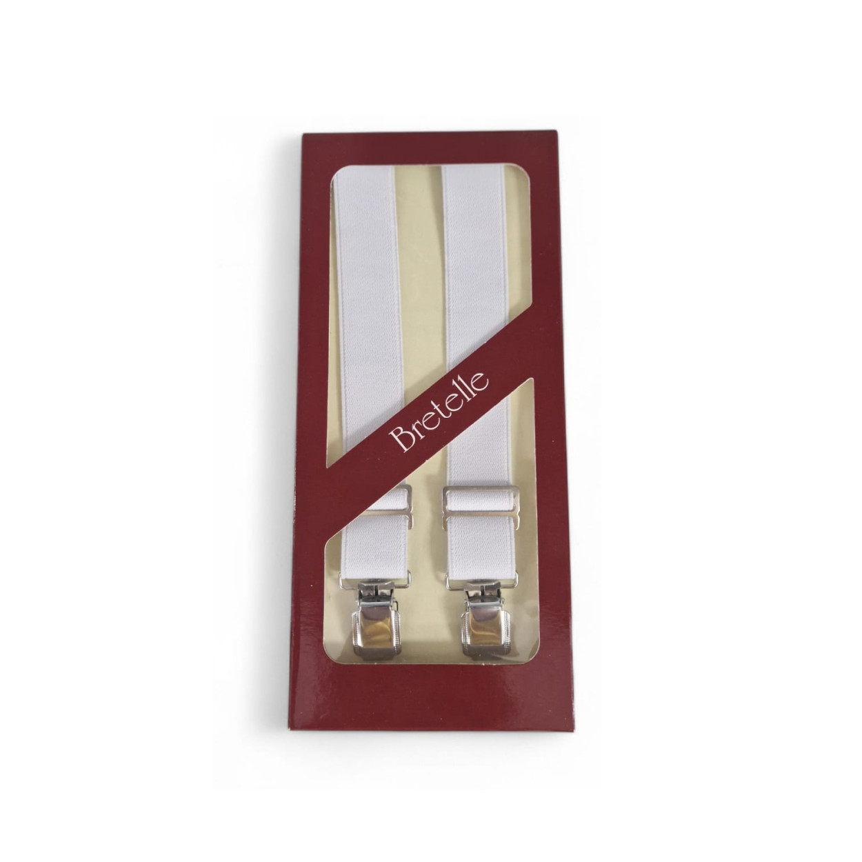 BRETELLE ELASTICHE CLASSICO 27/120/UNITO/ASS/1061 BIANCO