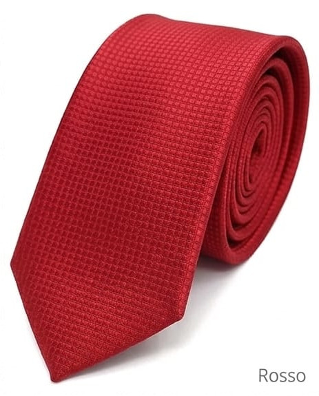 CRAVATTE JAQUARD/OPERATOCLASSICO (DIAMANTINO N°8) ROSSO 41061