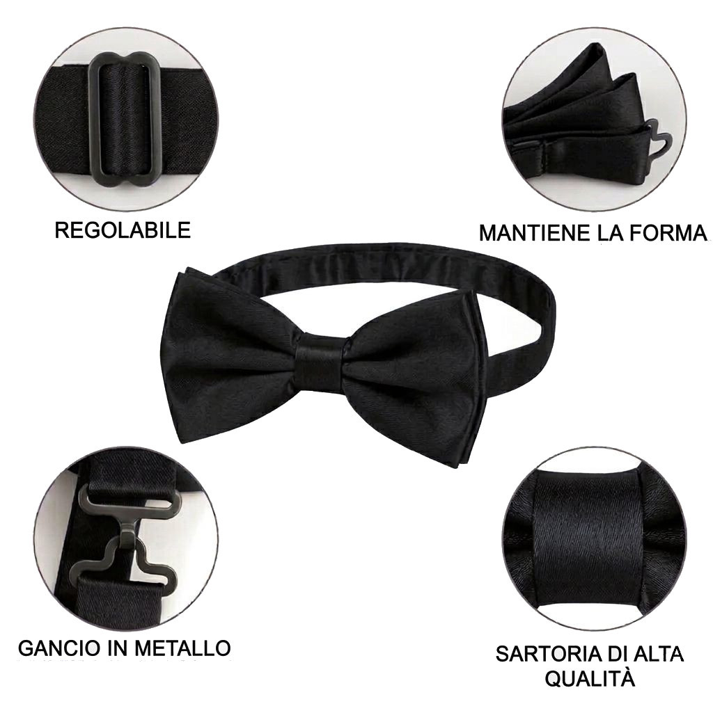 PAPILLON CLASSICO UOMO UNITO NERO 41061