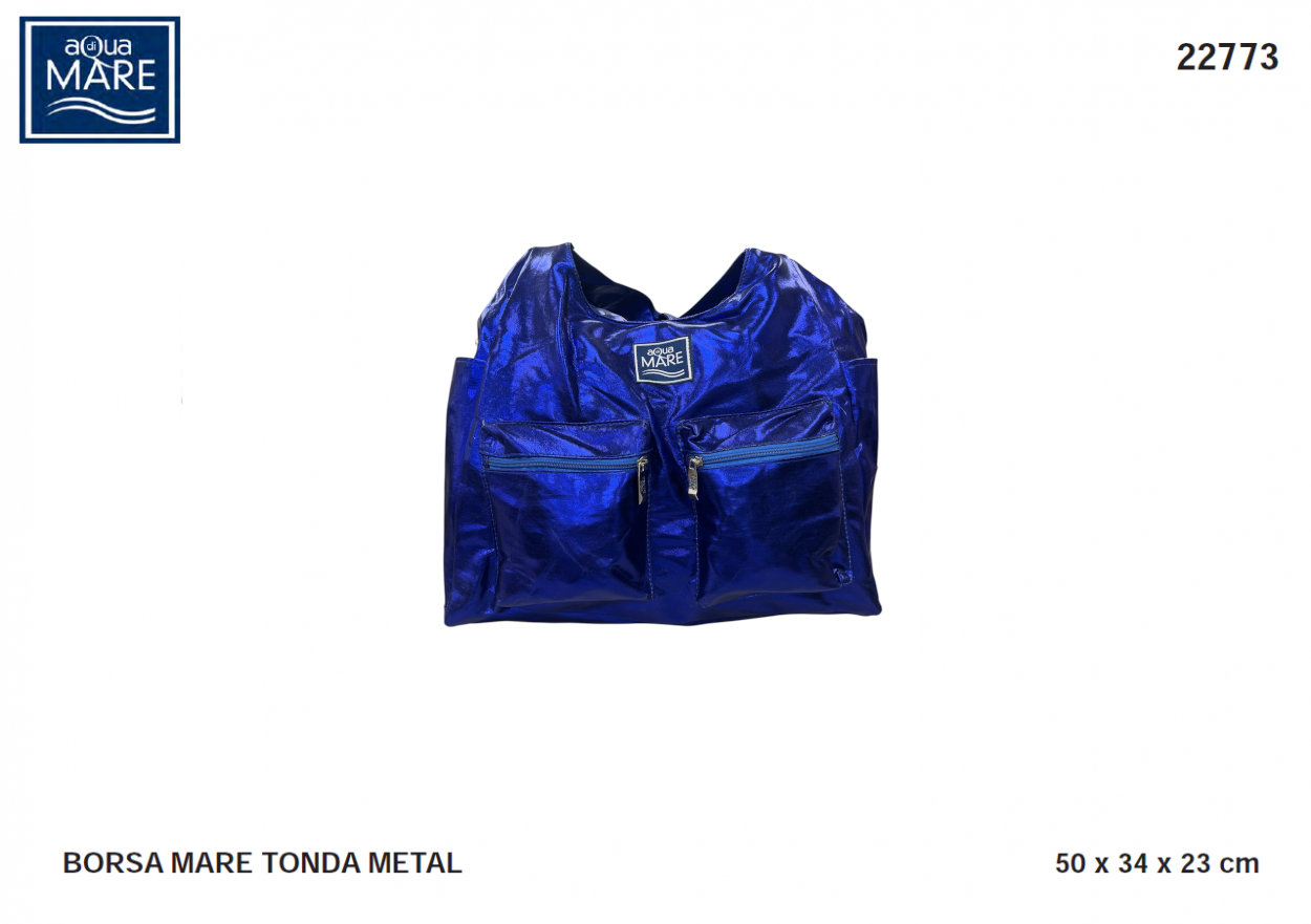 BORSA MARE METAL TONDA 22773 ROYAL AQUA DI MARE 40351