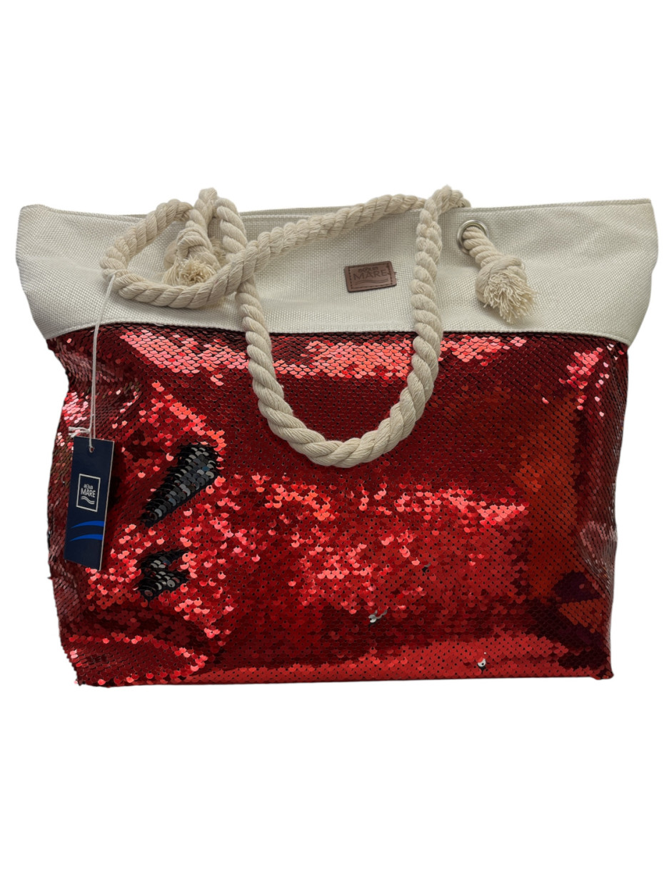 BORSA MARE PAILLETTES AQUA DI MARE 22536
