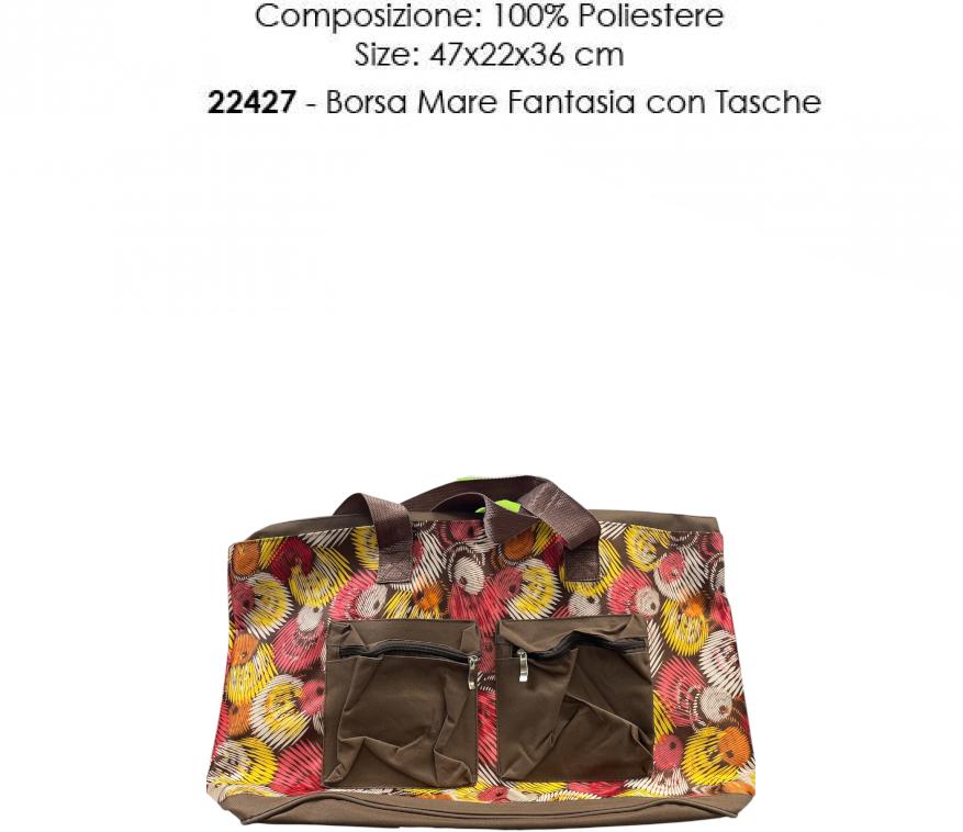 BORSA MARE FANTASIA CON TASCA AQUA DI MARE 22427