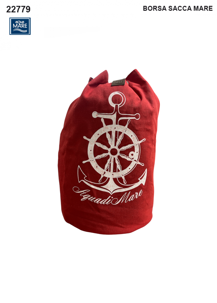 BORSA SACCA TESSUTO 22779 AQUA 40351