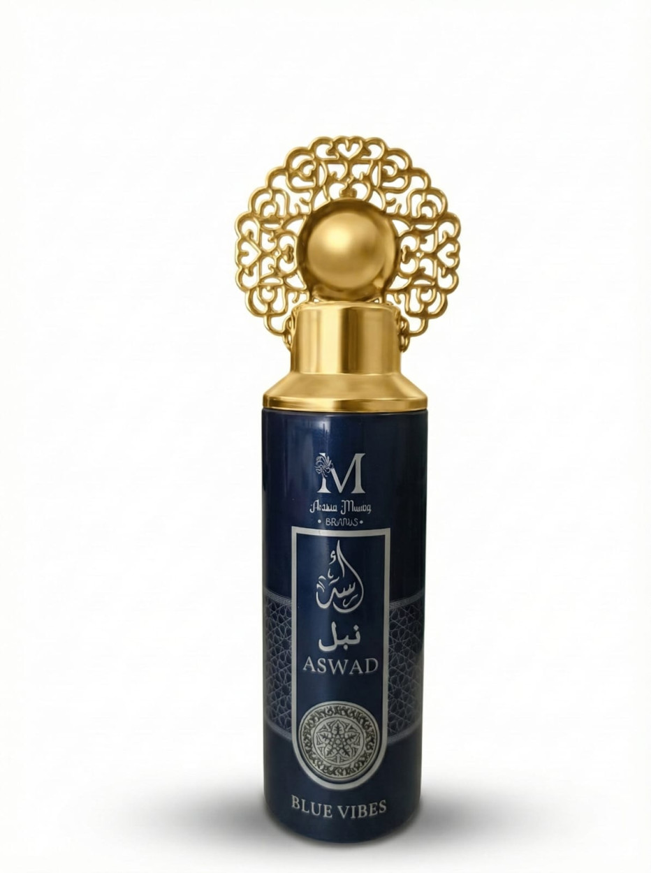 ABS07 ASWAD BLUE VIBES ARABIA MUNTAJ BODY SPRAY 200ml 55532