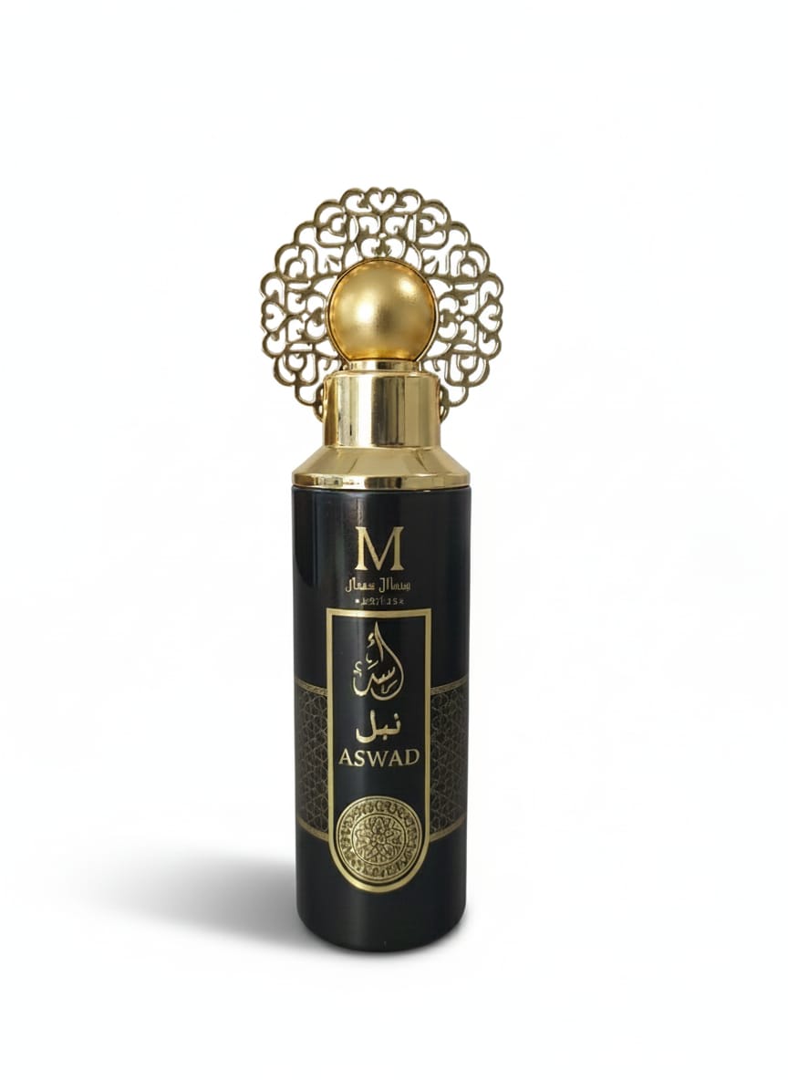 ABS05 ASWAD BLACK ARABIA MUNTAJ BODY SPRAY 200ml 55532