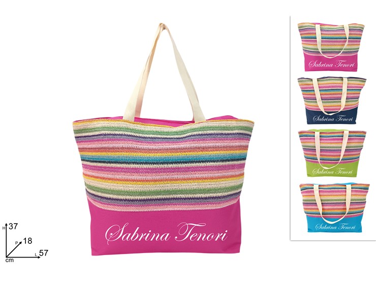 BORSA MARE 57x37cm POLIESTERE/COTONE 697559 40842