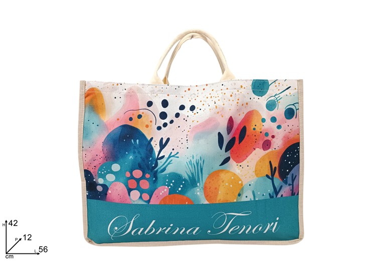 BORSA MARE 56x42cm JUTA ST FAUNA MARINA 697221 40842
