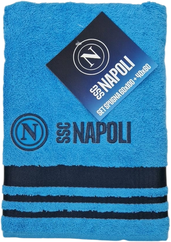 FL572 ASCIUGAMANO+OSPITE NAPOLI CIR. V. AZZURRO 54507