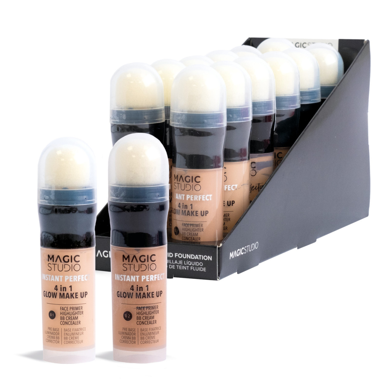 MAGIC STUDIO 4 IN 1 PRIMER ILLUMINANTE BB CREAM E CORRETTORE 56110 52555