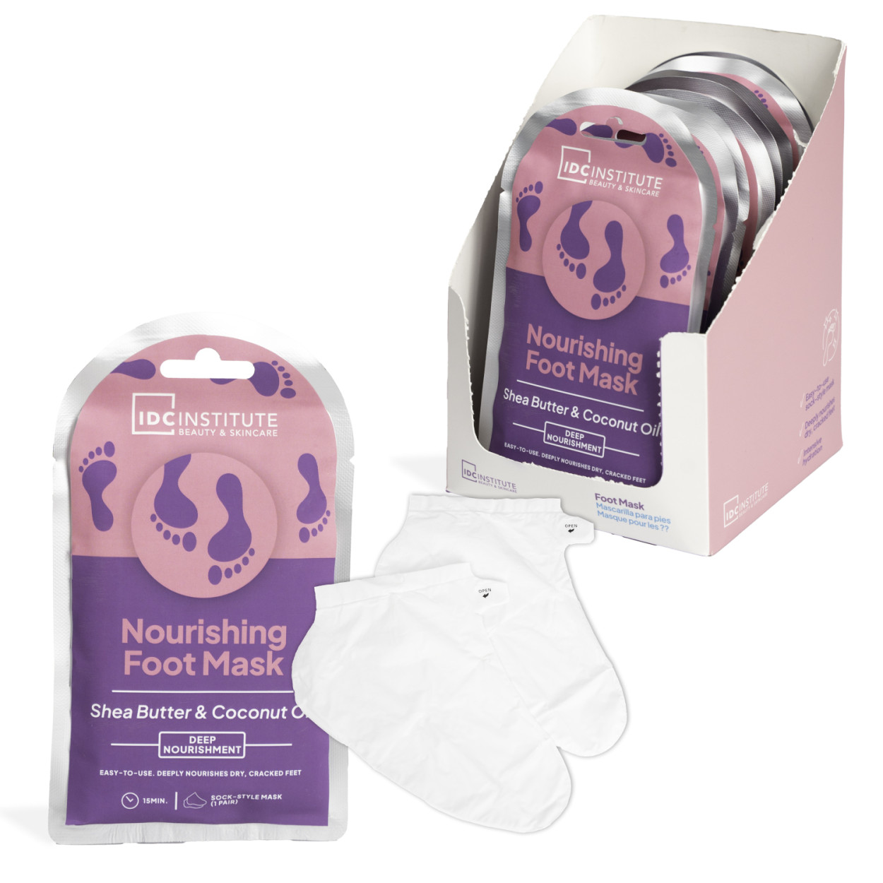 IDC INSTITUTE SLAY LAB NOURISHING FOOT MASK 90488 52555