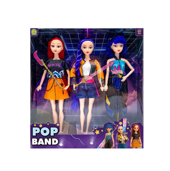 BAMBOLA POP BAND 3 PEZZI 175613 41272