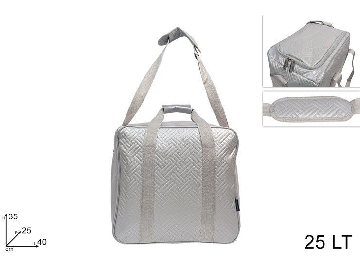 BORSA FRIGO 25lt TRAPUNTATO SILVER 669068 40842