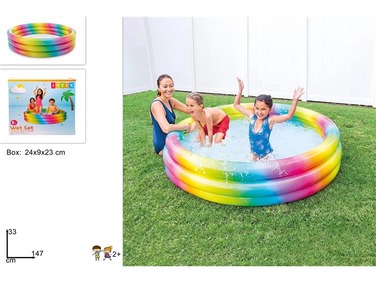 PISCINA ARCOBALENO 147x33cm 454399 40842