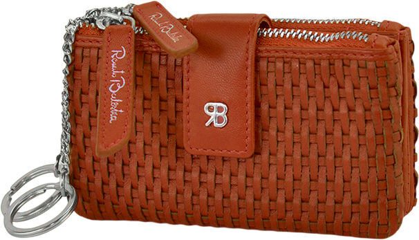 3044/IBIS AR PORTAFOGLI PELLE ARANCIO 12x7x3,5cm 41233