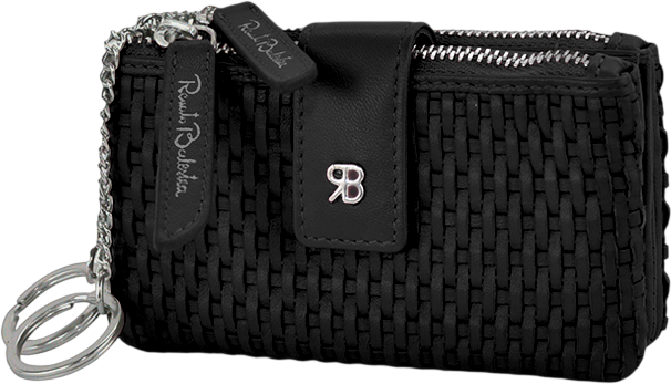 3044/IBIS NE PORTAFOGLI PELLE NERO 12x7x3,5cm 41233