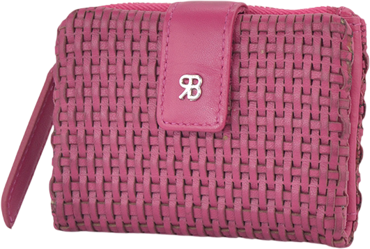 2042/IBIS FU PORTAFOGLI UOMO PELLE FUCSIA 11x8x3cm 41233