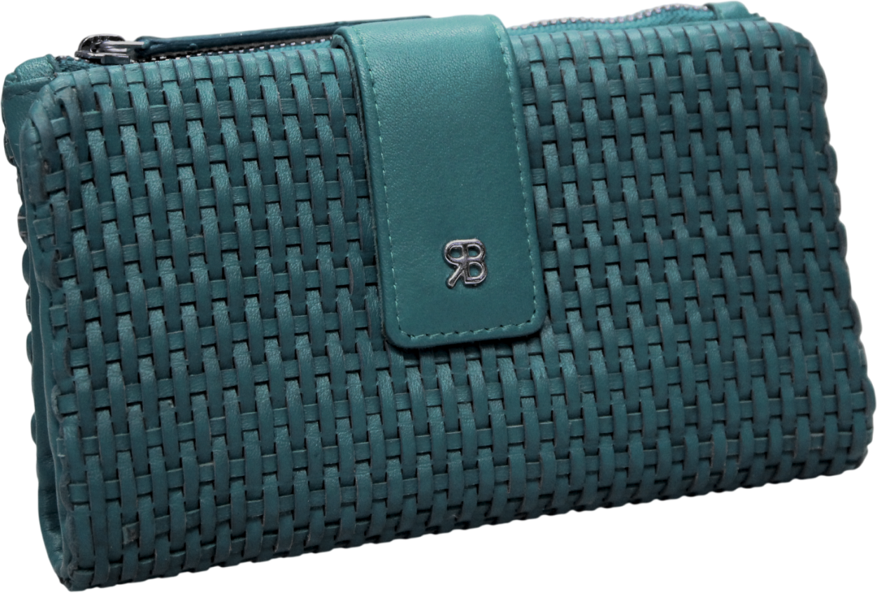 2225/IBIS AQ PORTAFOGLI UOMO PELLE ACQUAMARINA 16,5×10,5×4cm 41233