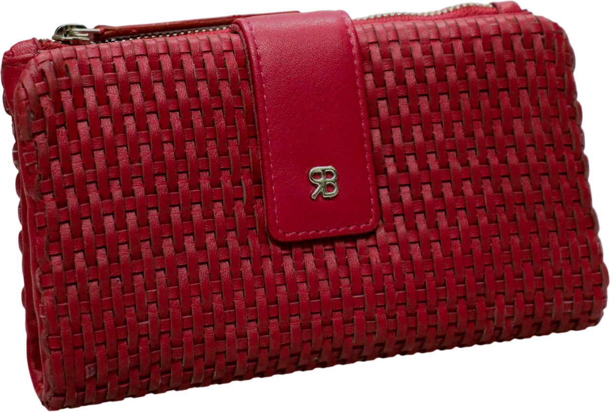 2225/IBIS RS PORTAFOGLI UOMO PELLE ROSSO 16,5×10,5×4cm 41233