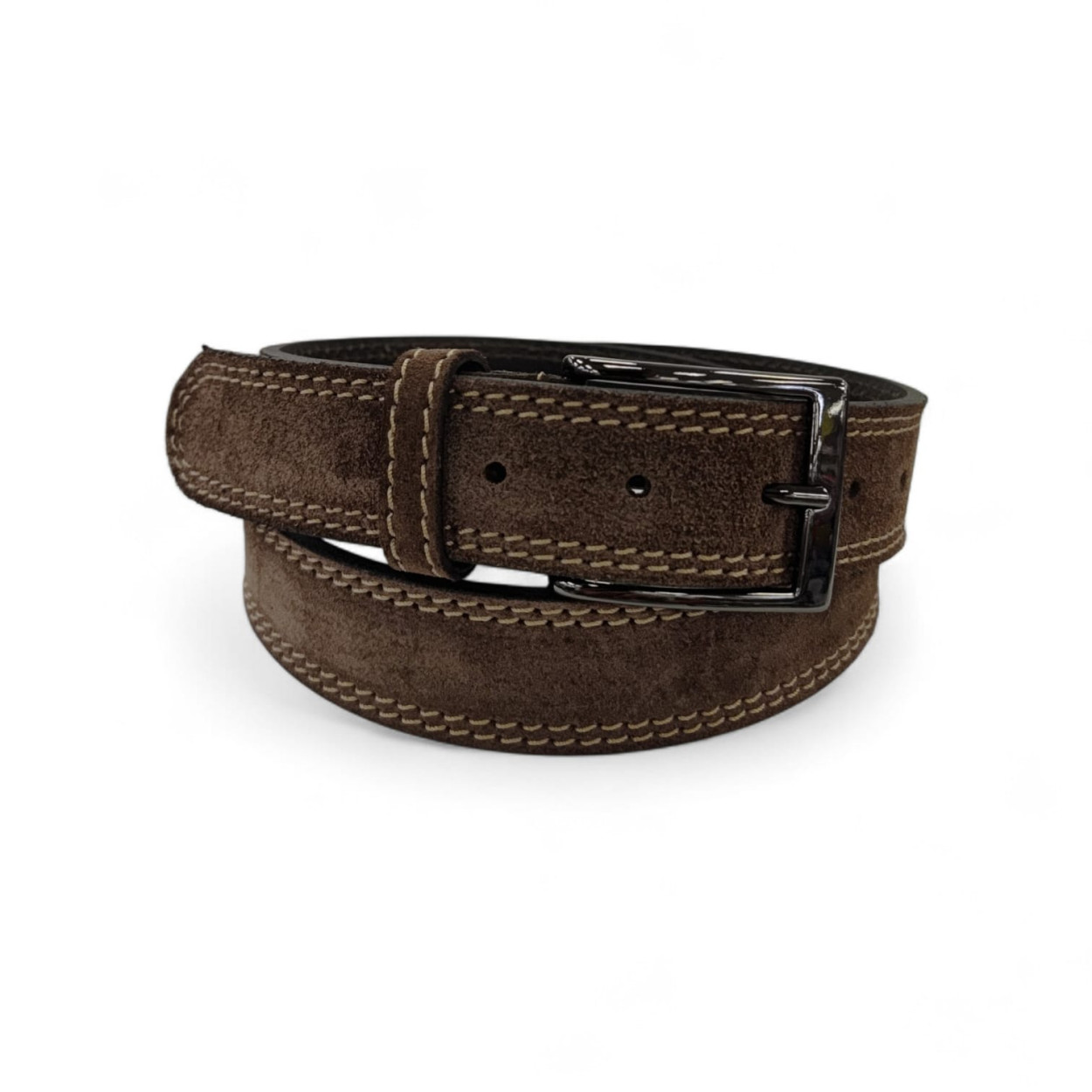 CINTURA IN PELLE 035/CUOIO/ASSORTITO MORO 40845