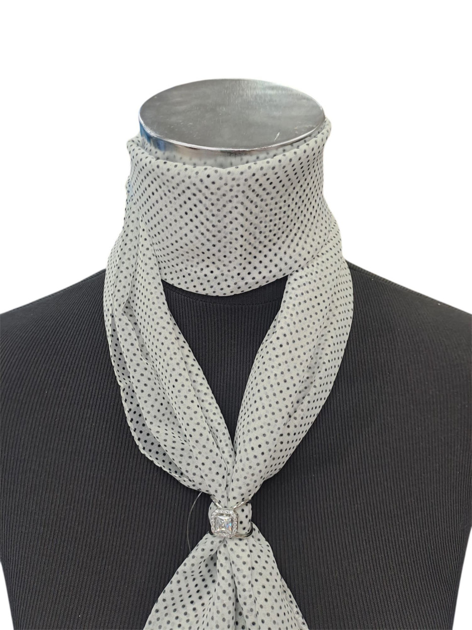 ANELLO FERMA-FOULARD 600-1 ARGENTO 40087