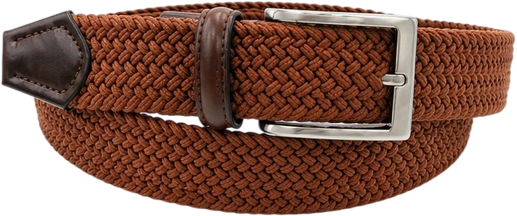 CINTURA IN PELLE 035 ELASTICO 0370 CUOIO 53054
