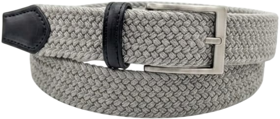 CINTURA IN PELLE 035 ELASTICO 0370 GRIGIO CHIARO 53054