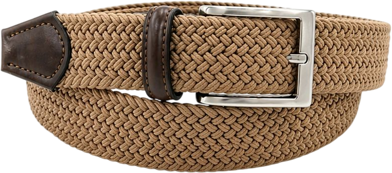 CINTURA IN PELLE 035 ELASTICO 0370 TAUPE 53054