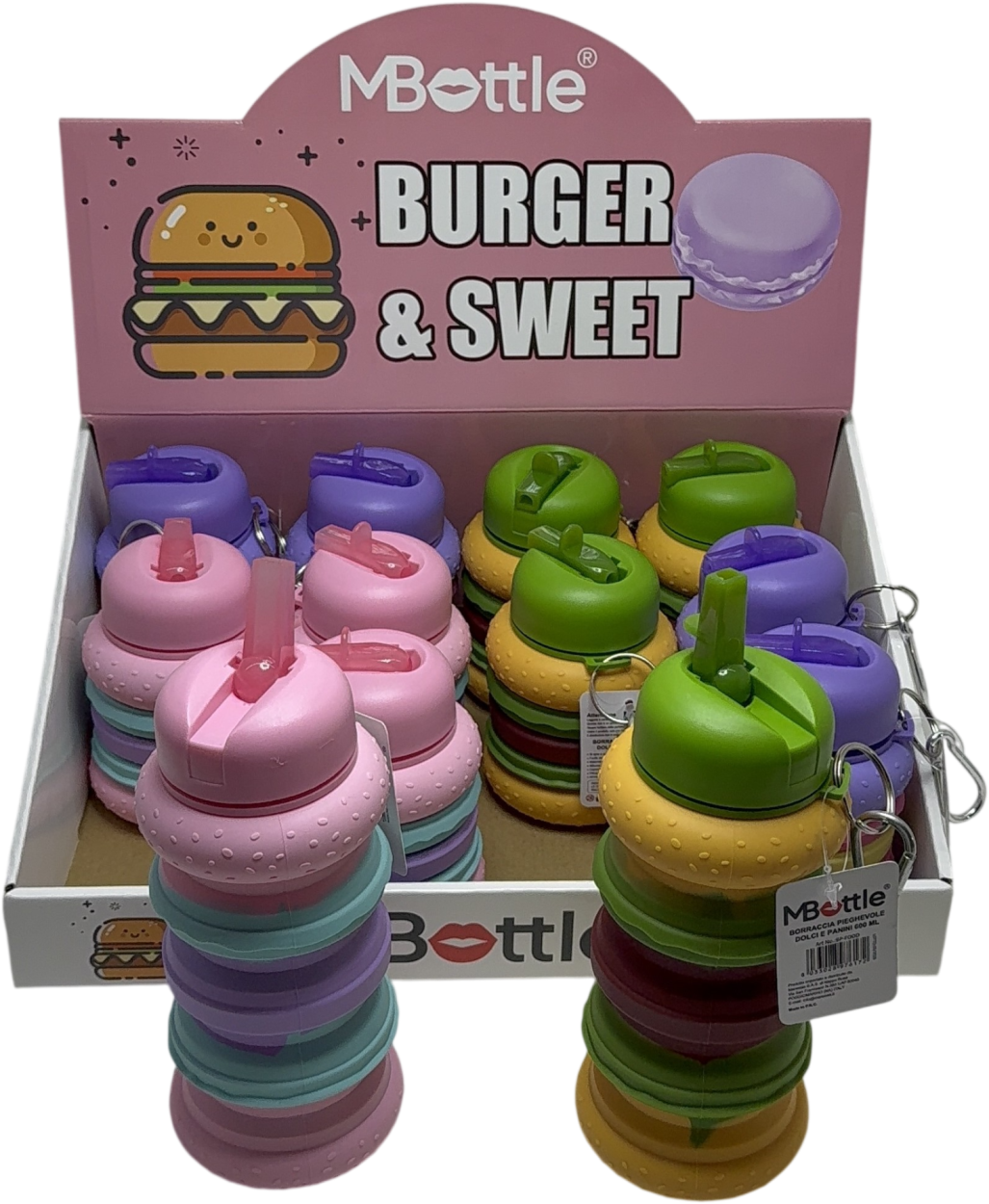 BF-FOOD BORRACCIA PIEGHEVOLE DOLCI E PANINI 600ml 41114