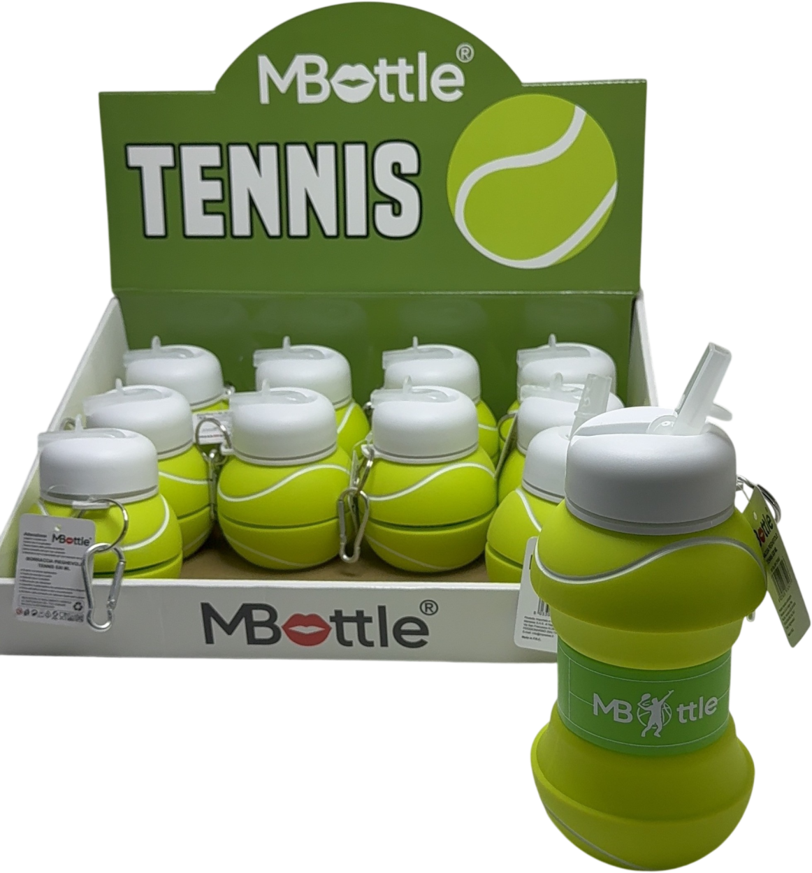 BP-TENNIS BORRACCIA PIEGHEVOLE TENNIS 530ml 41114