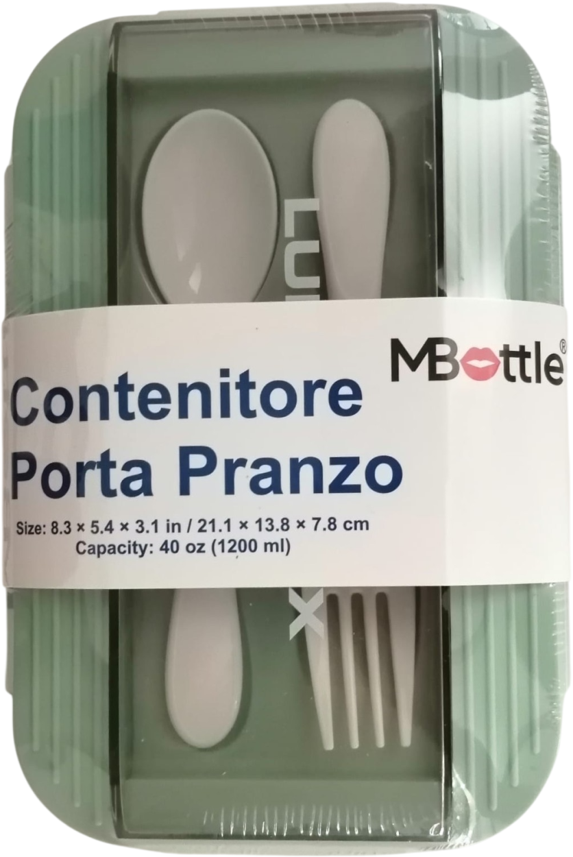 BL10060/VE CONTENITORE PORTA PRANZO VERDE 41114