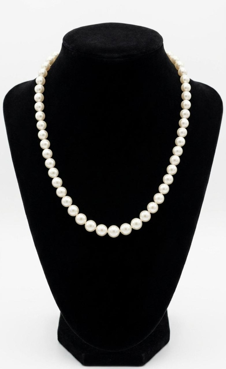 COLLANA BIANCO 8MM 043110 41212