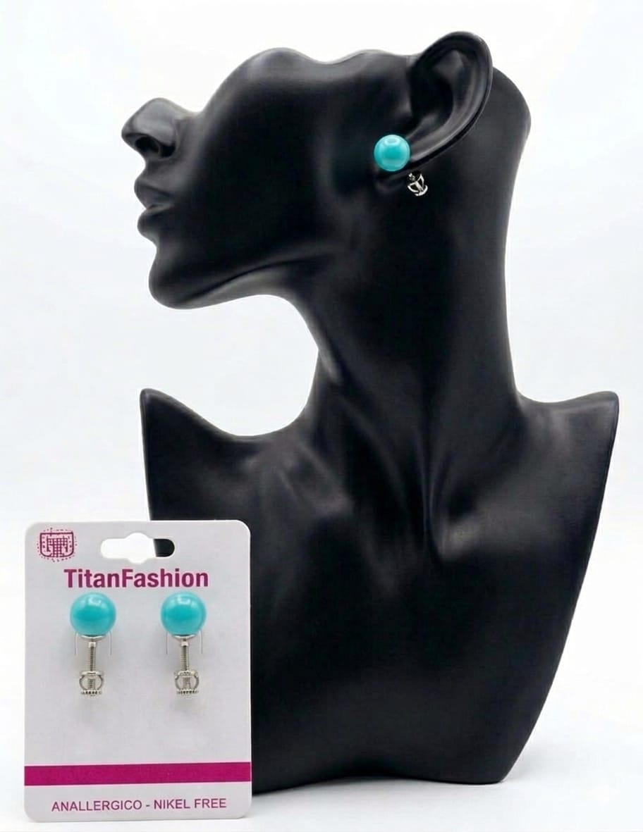 ORECCHINO AZZURRO 12MM 2095031680105 41212