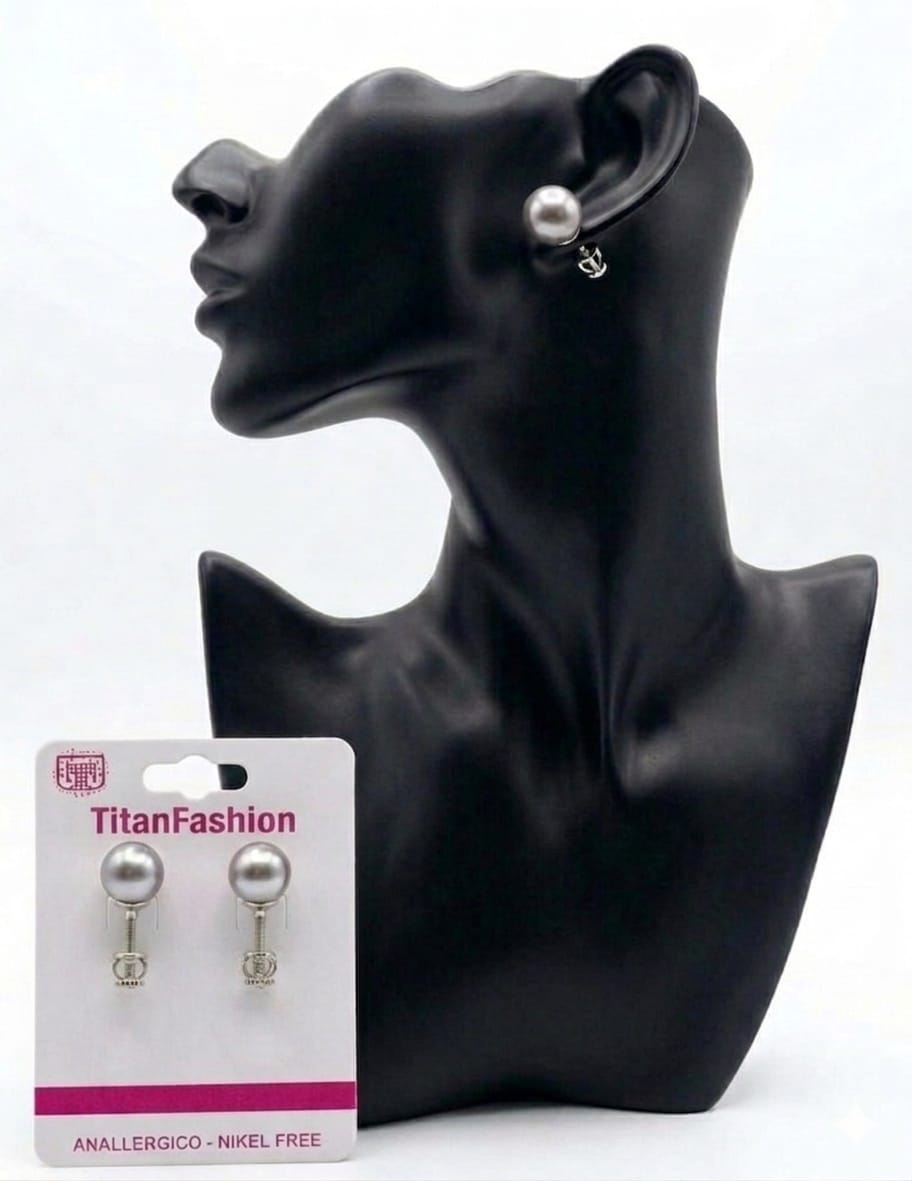 ORECCHINO GRIGIO 12MM 2095030270103 41212