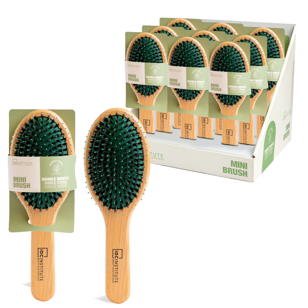 IDC INSTITUTE DOUBLE BRISTLE MINI BRUSH 35126 52555