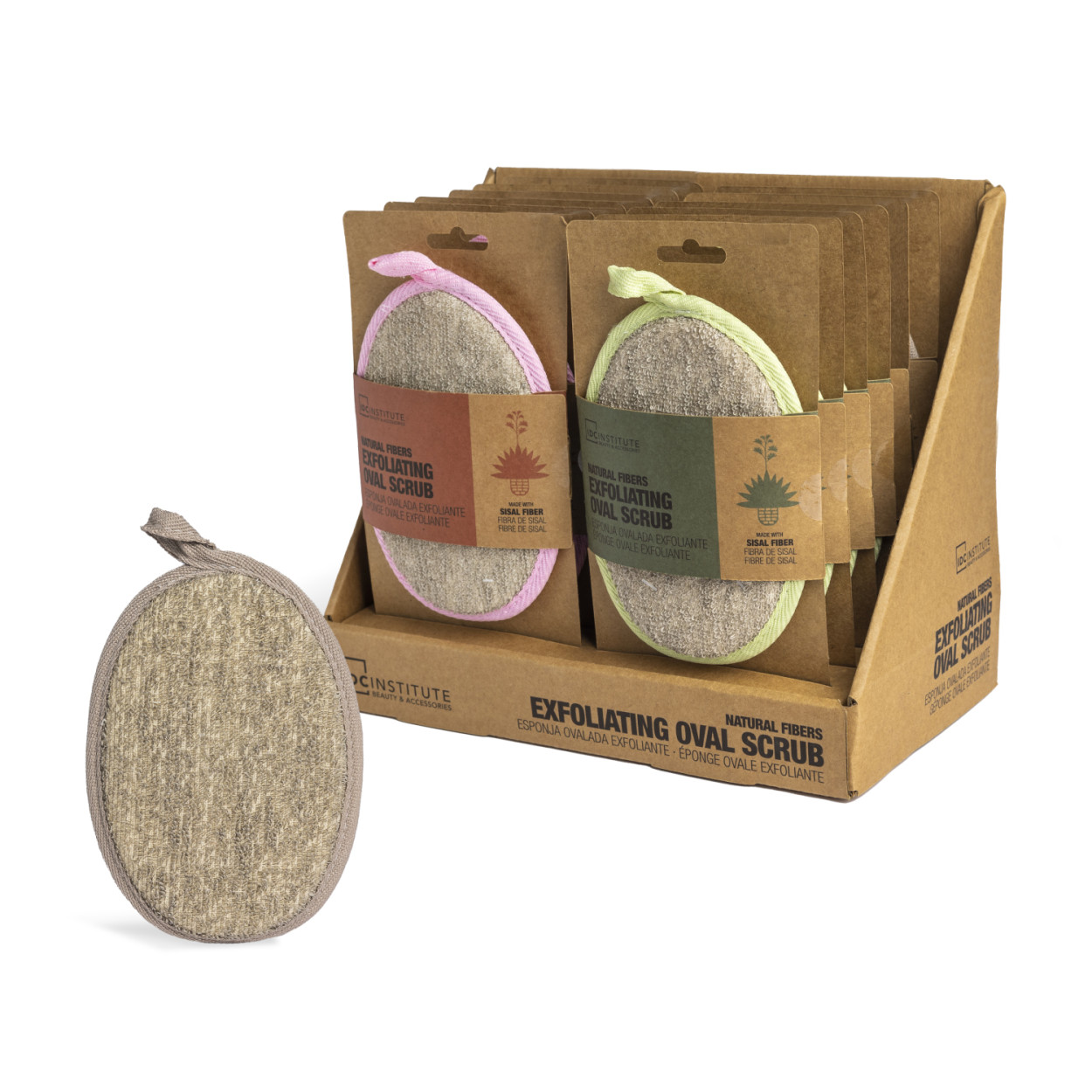IDC INSTITUTE NATURAL FIBERS OVAL SCRUB SISAL 91025 52555