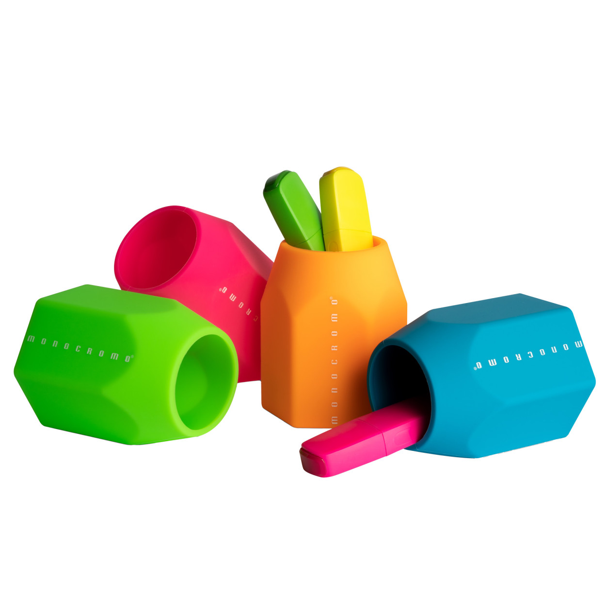 PORTA PENNE IN SILICONE MONOCROMO 023295500 9,5x7,5x7cm 41424