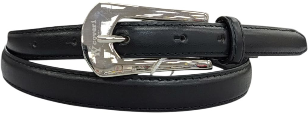 CINTURA F.PELLE DONNA YY COVERI YYD1053/20 39 NERO