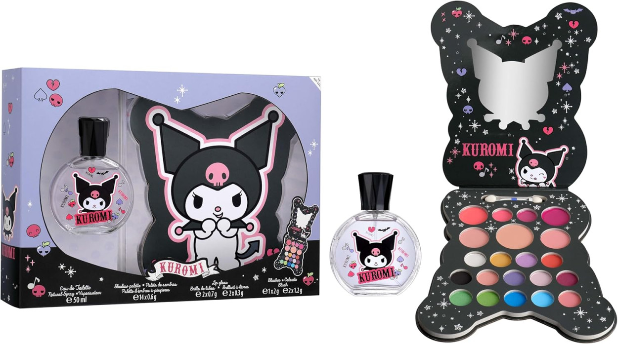 AIR VAL 9593 SET KUROMI W EDT 50ml VAPO + MAKE-UP PALETTE 095936 55865