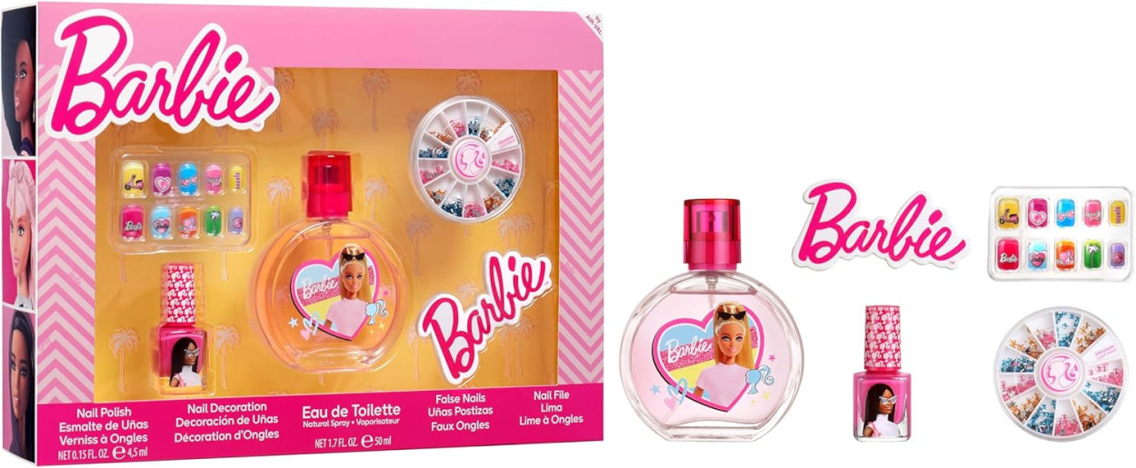 AIR VAL 9588 SET BARBIE EDT 50ml VAPO + KIT MANICURE 095882 55865