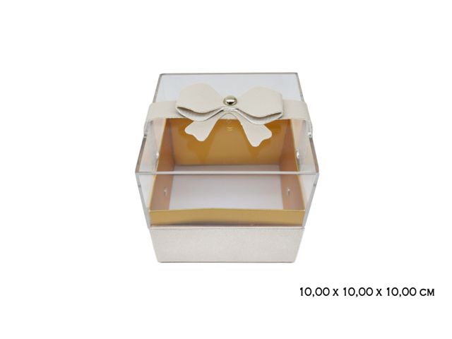 LD106 SCATOLA PVC BIANCA 10x10cm 55085